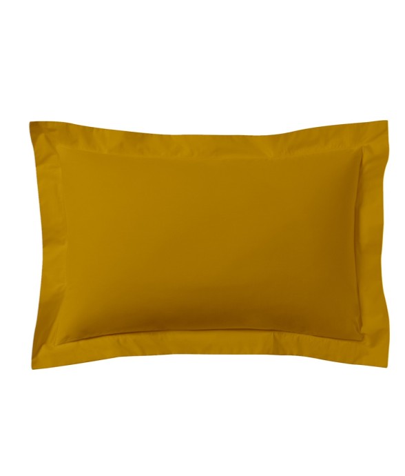 Taie d'oreiller unie en...