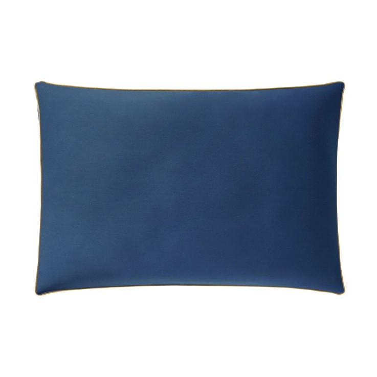 Lot de 2 taies d'oreiller en satin de coton, BLEU FLANDRES