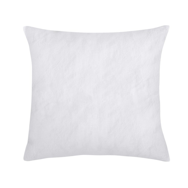 Taie d'oreiller unie en lin, FLEUR DE SEL