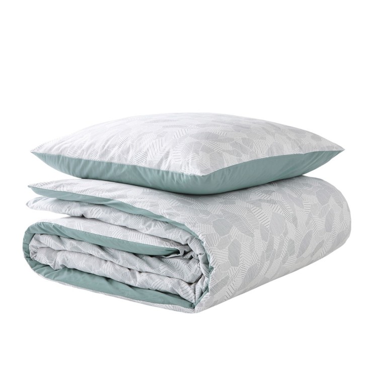 Parure de lit Housse de couette + 1 taie carrée, PARCELLES