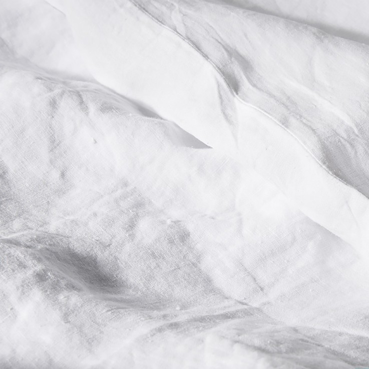 Parure de lit Housse de couette + 2 taies rectangulaires, FLEUR DE SEL