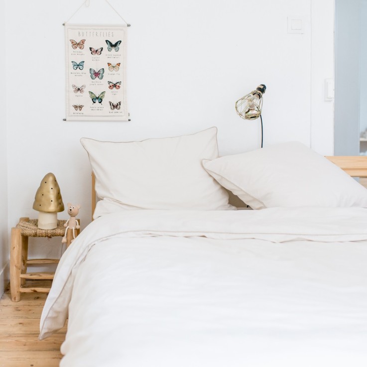 Parure de lit Housse de couette + 1 taie carrée, DUNE