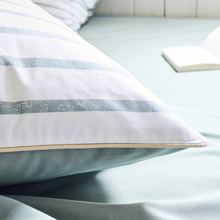 Housse de couette imprimée en percale de coton, OPALE