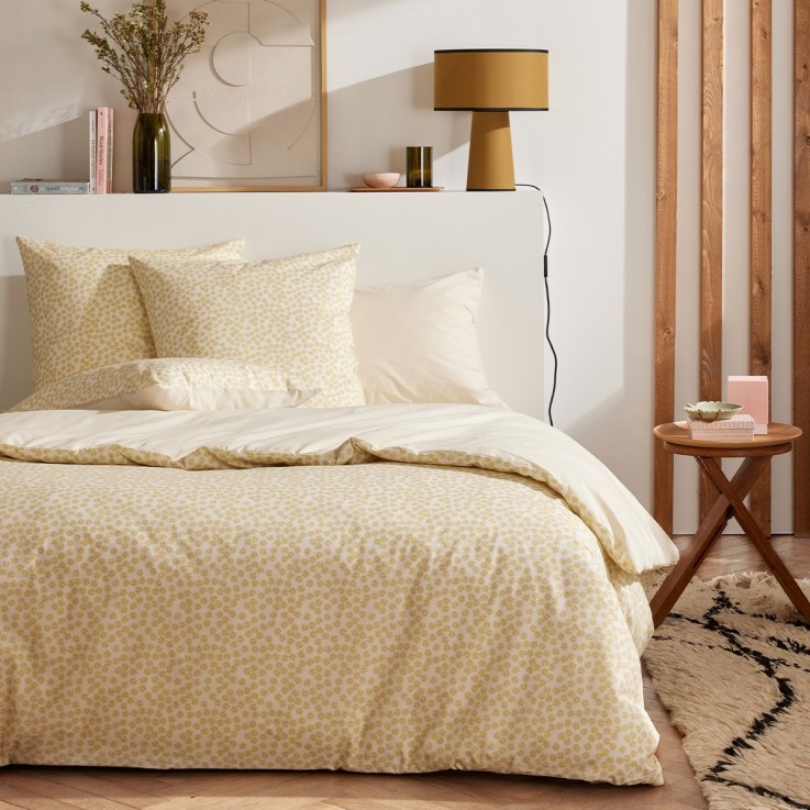 Housse de couette imprimée en coton, FLEURETTE