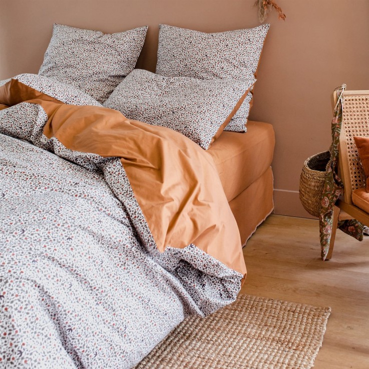Housse de couette imprimée en percale de coton, CIMES