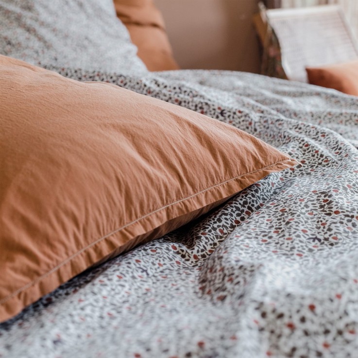 Housse de couette imprimée en percale de coton, CIMES