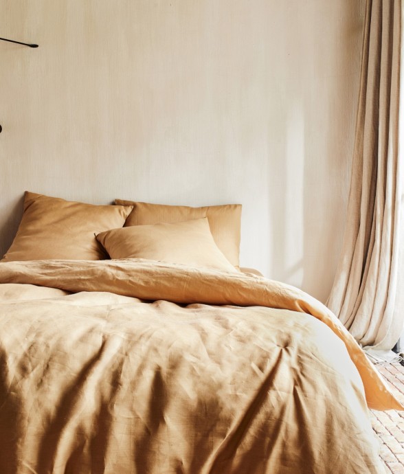 Housse de couette unie en...