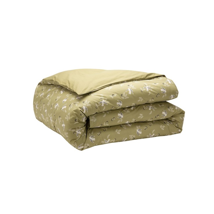 Housse de couette imprimée en percale de coton, LES BEAUX JOURS