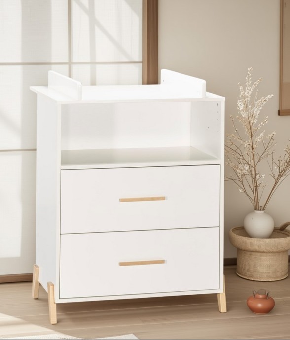 Commode à langer sur pieds...