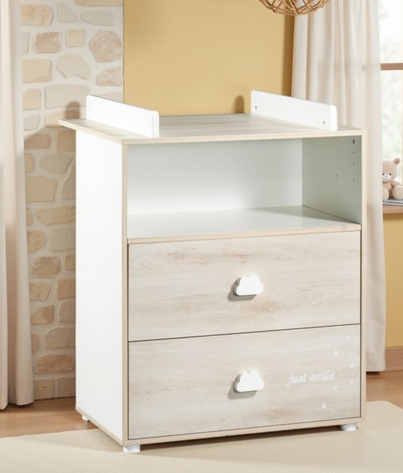 Commode à langer en bois