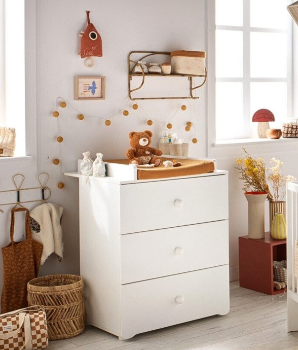 Commode à langer 3 tiroirs