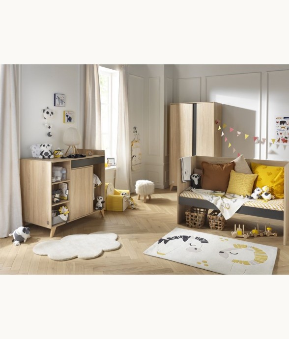 Lit bébé 140x70cm évolutif...