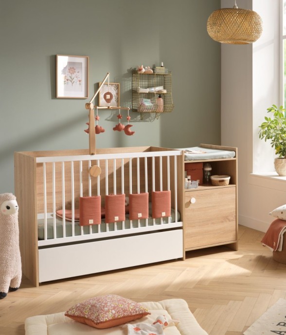 Lit bébé combiné évolutif...