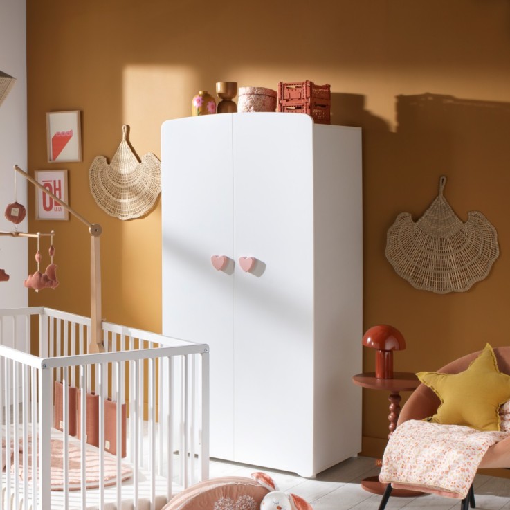 Armoire bébé 2 portes New Basic en bois