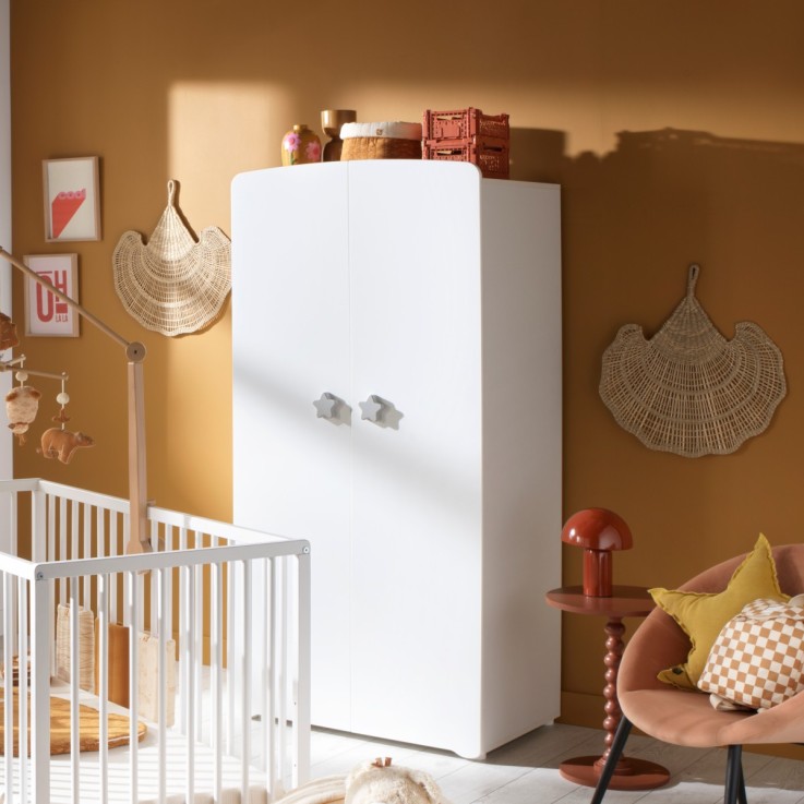 Armoire bébé 2 portes New Basic en bois