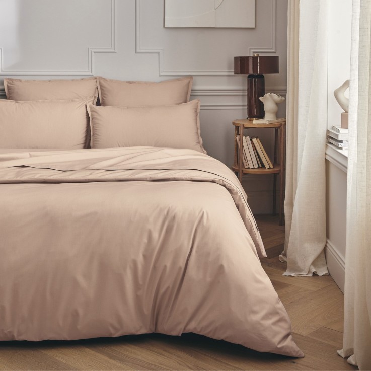 Parure de lit Housse de couette + Taie rectangle en percale de coton, PREMIÈRE