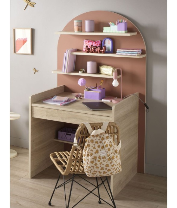 Bureau enfant - décor bois...