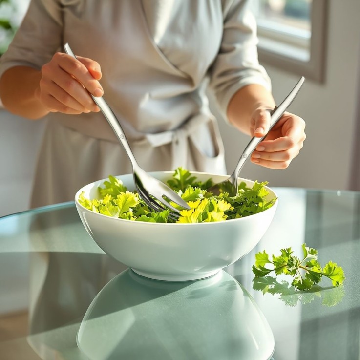 Set 2 couverts de service Jet en inox