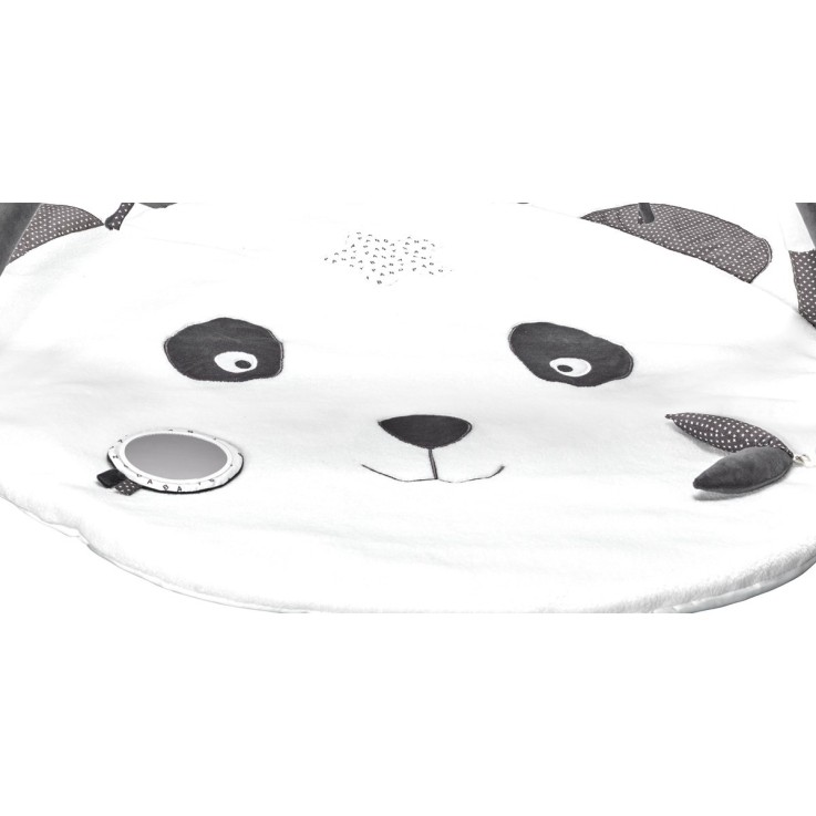 Tapis d'éveil Chao Chao en velours blanc