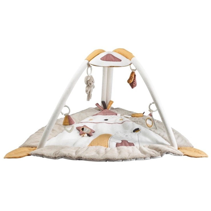 Tapis d'éveil Tipi bébé Timouki en polyester beige