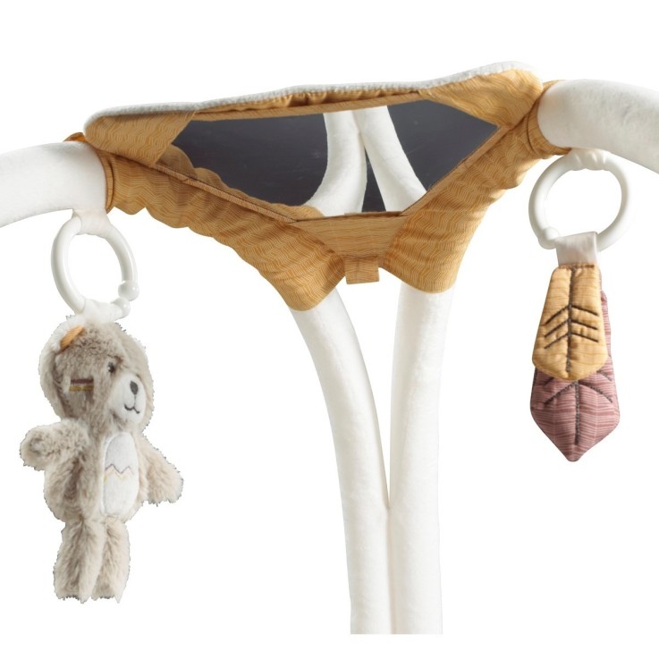 Tapis d'éveil Tipi bébé Timouki en polyester beige