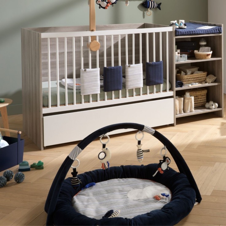 Tapis d'éveil Baby Sailor en velours