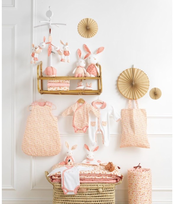 Grand tapis en coton blanc