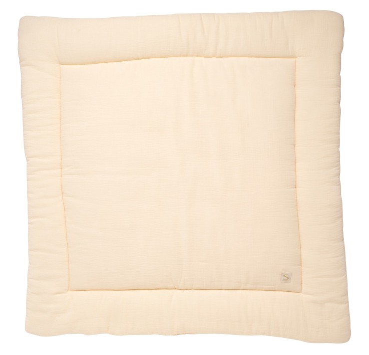 Grand tapis de jeu en double gaze de coton