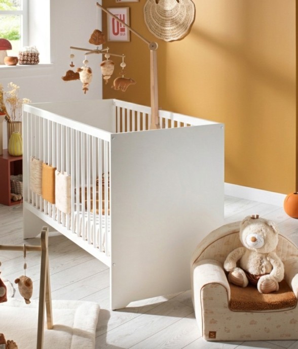 Lit bébé 120x60 avec têtes...