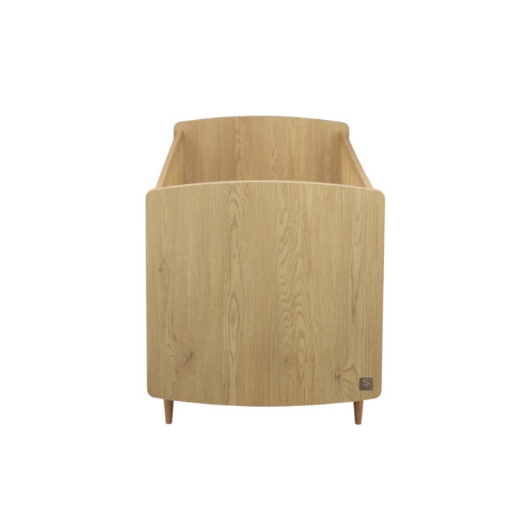 Lit bébé évolutif 70x140 - Little Big Bed en bois décor chêne vintage