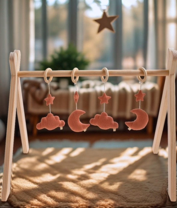 Arche d'éveil bois avec 4...