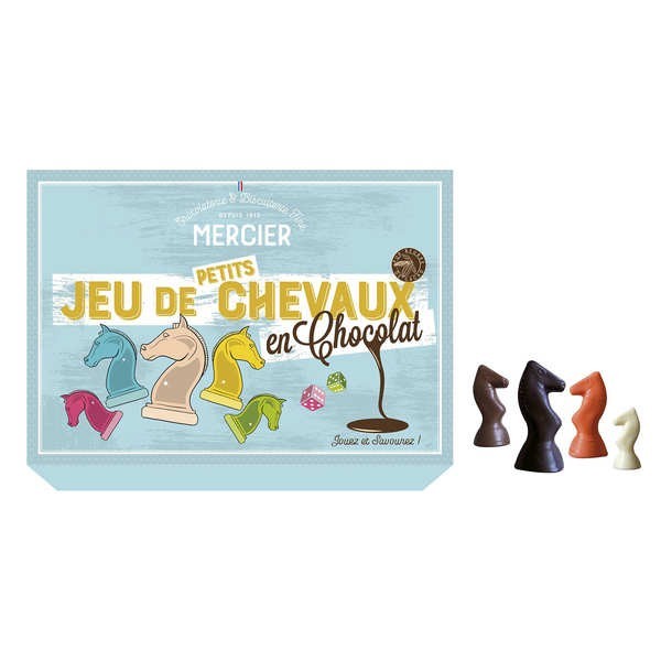 Jeu de petits chevaux en chocolat - Boîte de 260g