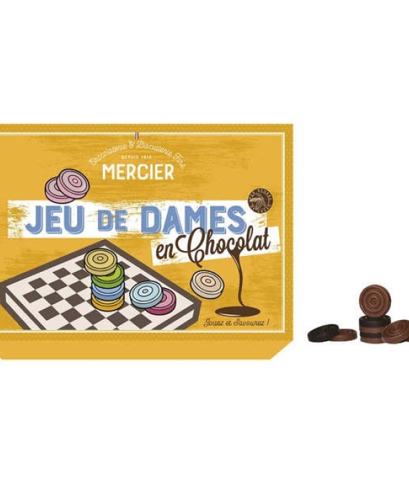 Jeu de dames en chocolat -...
