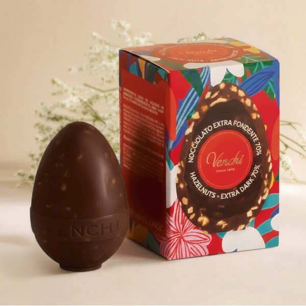 L'Oeuf Mignon chocolat noir et noisettes entières - Boîte de 70g