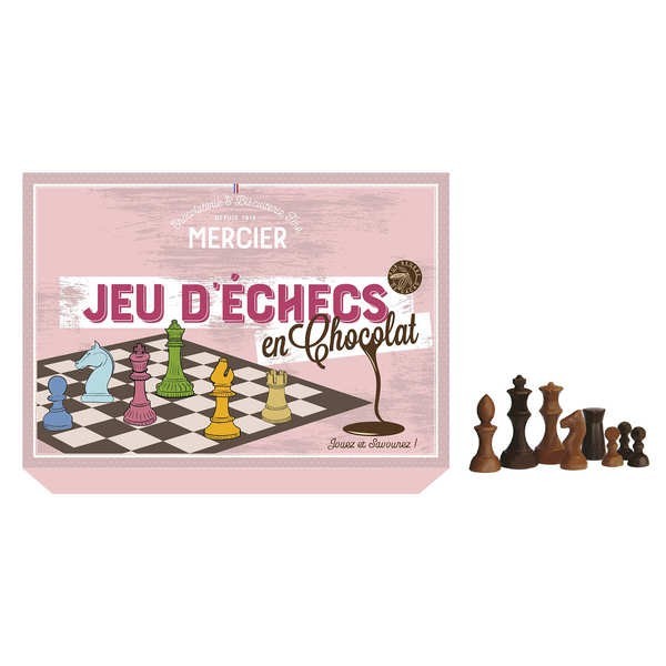 Jeu d'échecs en chocolat - Boîte de 280g