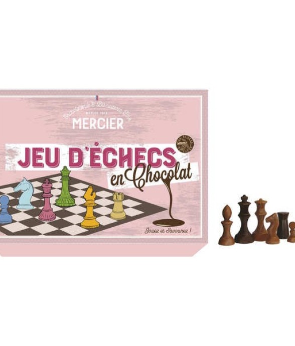 Jeu d'échecs en chocolat -...