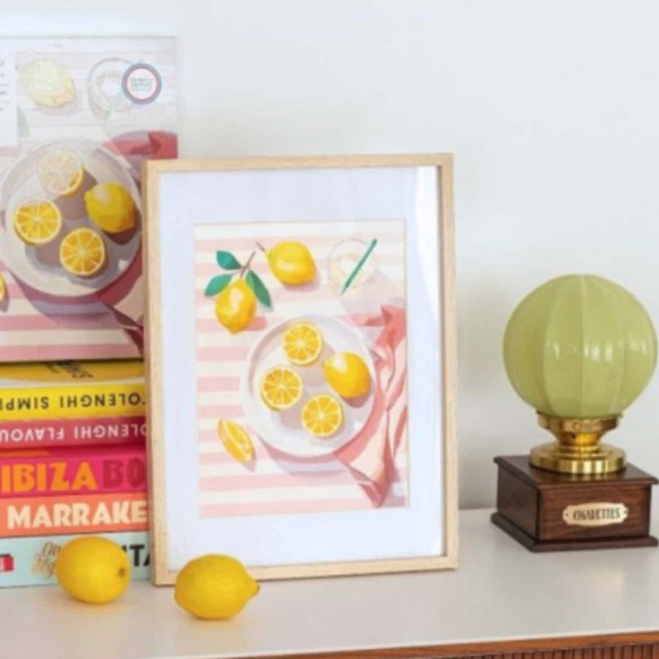 Kit peinture au numéro Citrons de Menton 30 cm x 40 cm