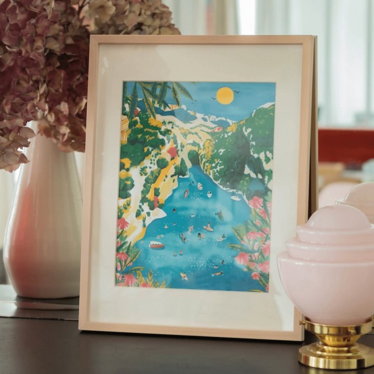 Kit peinture au numéro les gorges du verdon 30 cm x 40 cm