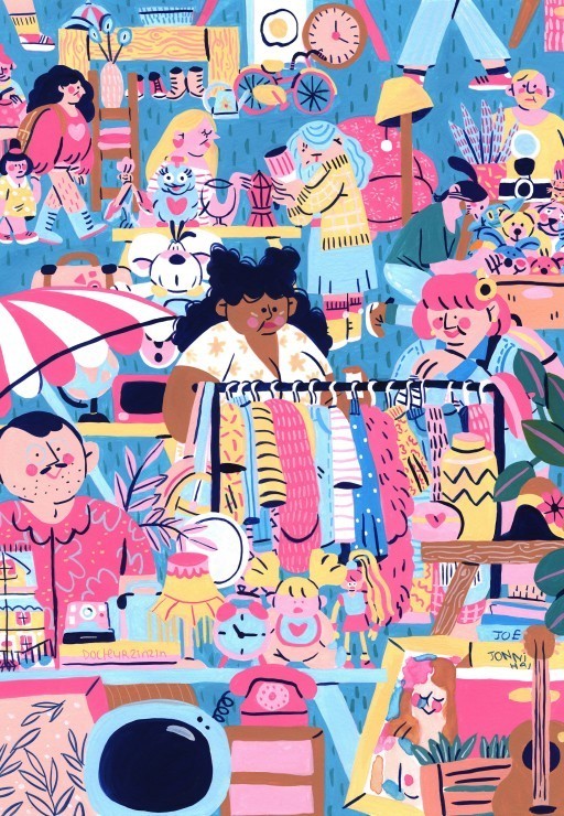 Puzzle Vide-Grenier - 1000 pièces