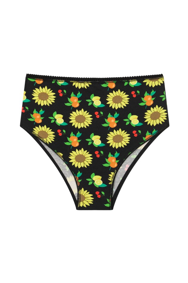 Culotte Coton Taille Haute Imprimé