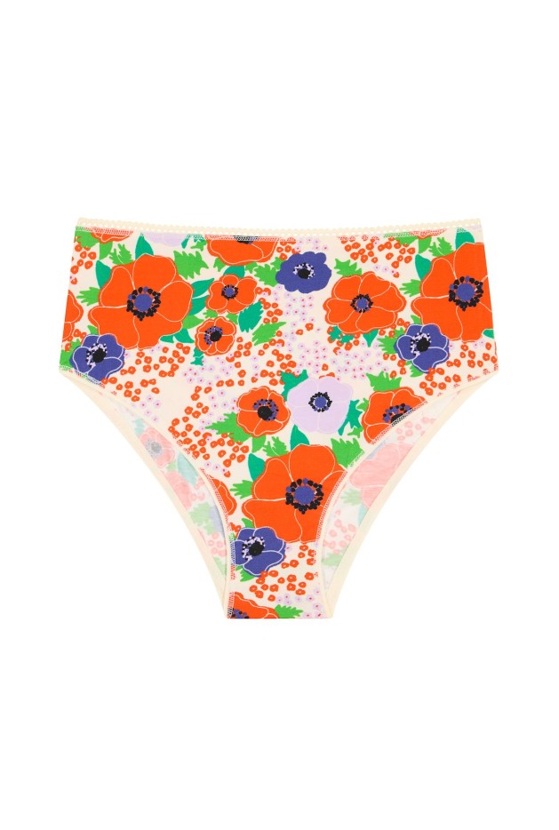 Culotte Coton Taille Haute Imprimé