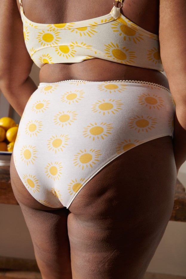 Culotte Coton Taille Haute Imprimé