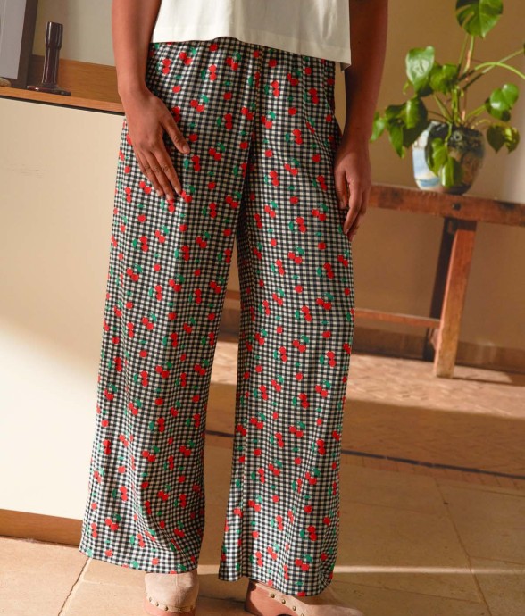 Pantalon fluide viscose...