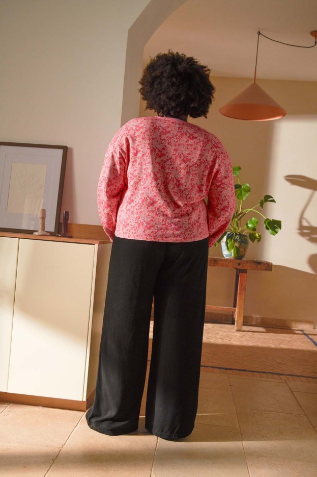 Pantalon fluide viscose uni