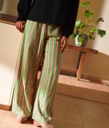 Rayures Vert Et Rose