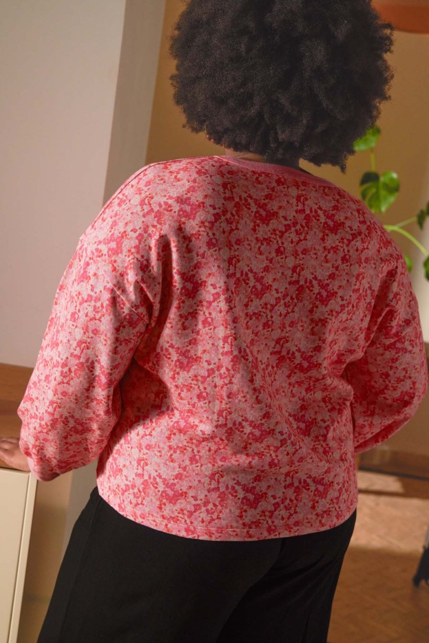 Sweat coton imprimé