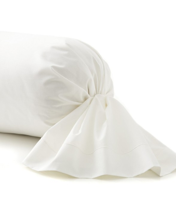 Taie de traversin unie en...