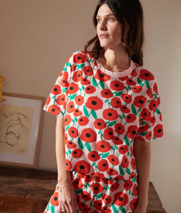 Pyjama Coton Imprimé...