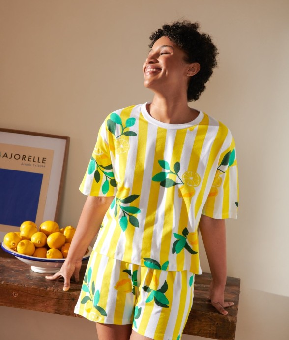 Pyjama Coton Imprimé...