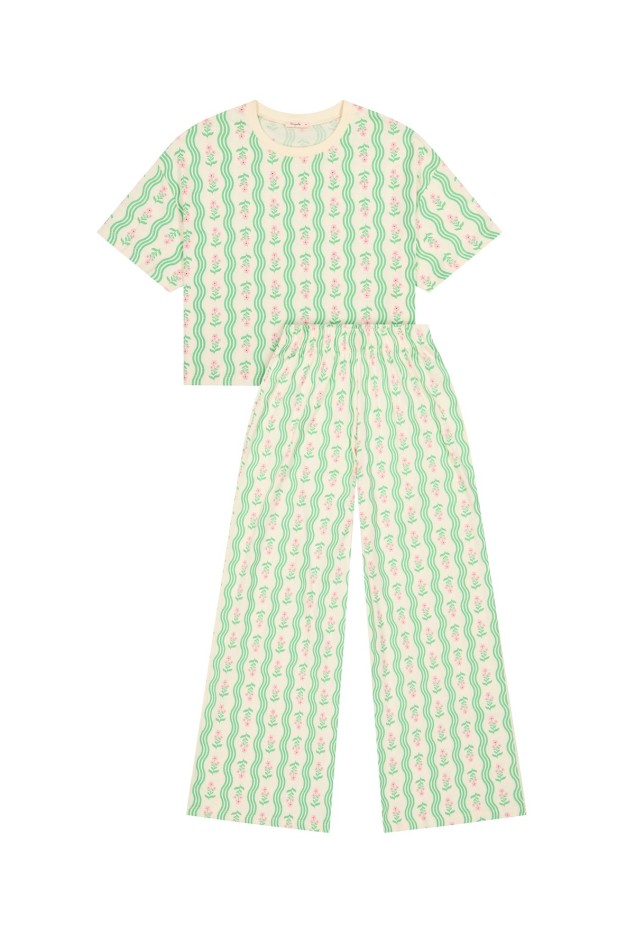 Pyjama Long Coton Vagues Provençales